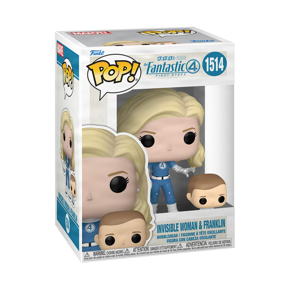 The Fantastic Four: First Steps Invisible Woman and Franklin Funko Pop! Figure
