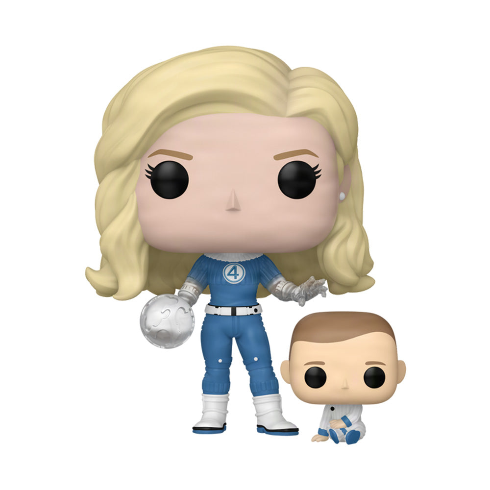 The Fantastic Four: First Steps Invisible Woman and Franklin Funko Pop! Figure