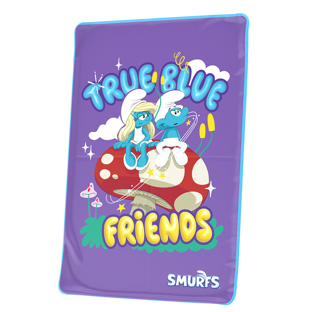 Smurfs Blanket with Pillow Pouch