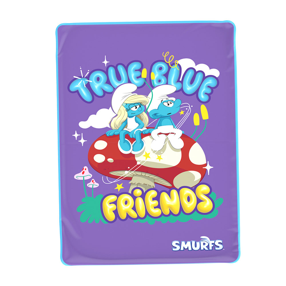 Smurfs Blanket with Pillow Pouch