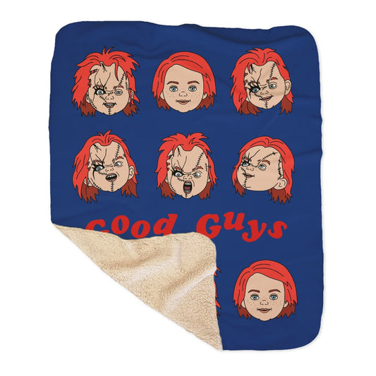 Chucky Good Guys Sherpa Blanket 50 in x 60 in