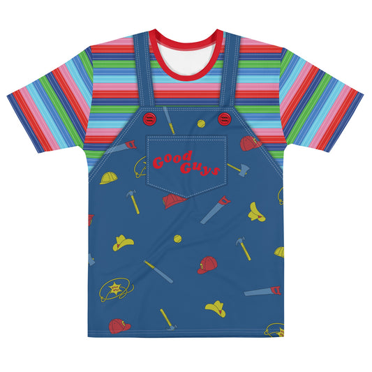 Chucky Cosplay Unisex T-Shirt White