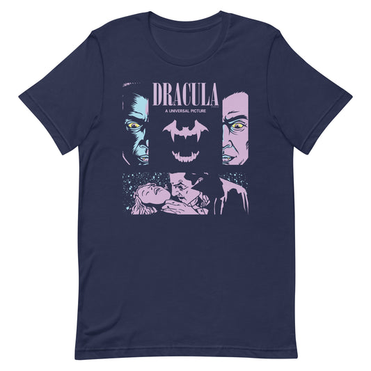 Dracula Comic Book T-Shirt Navy
