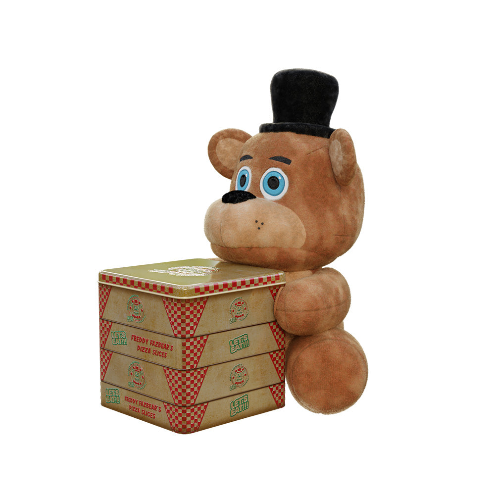 Five Nights at Freddy's Freddy Fazbear Plush with Pizza Box Popcorn Bucket