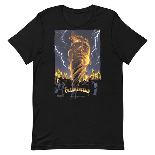 Frankenstein Lightning T-Shirt Black