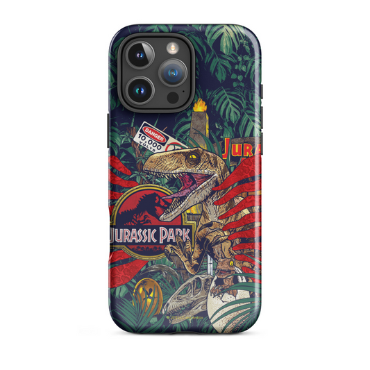 Jurassic Park Jungle Collage Tough Phone Case - iPhone iPhone 16 Pro Max