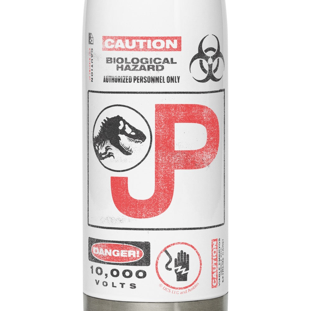 Jurassic Park 30th Anniversary Hazardous Waste Water Bottle