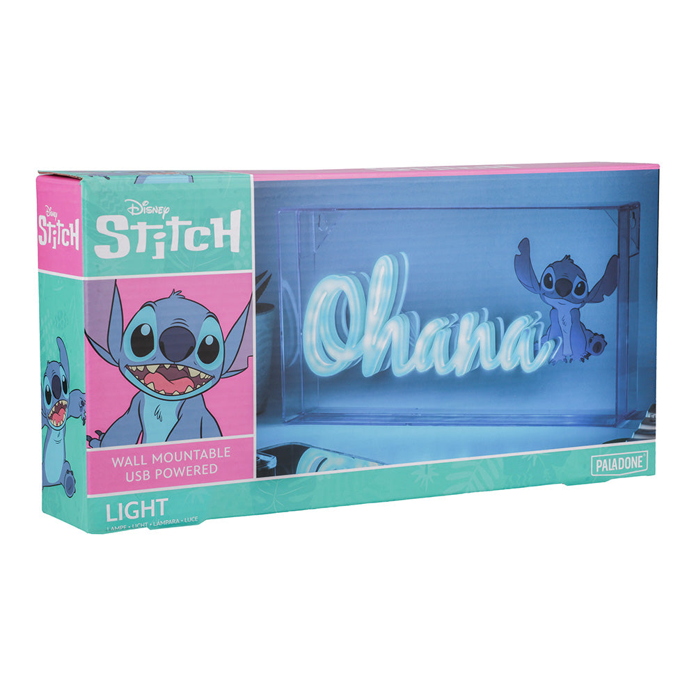 Lilo & Stitch: Stitch Ohana LED Neon Light