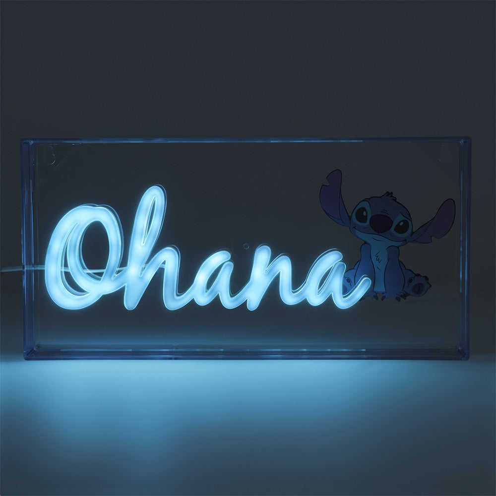 Lilo & Stitch: Stitch Ohana LED Neon Light