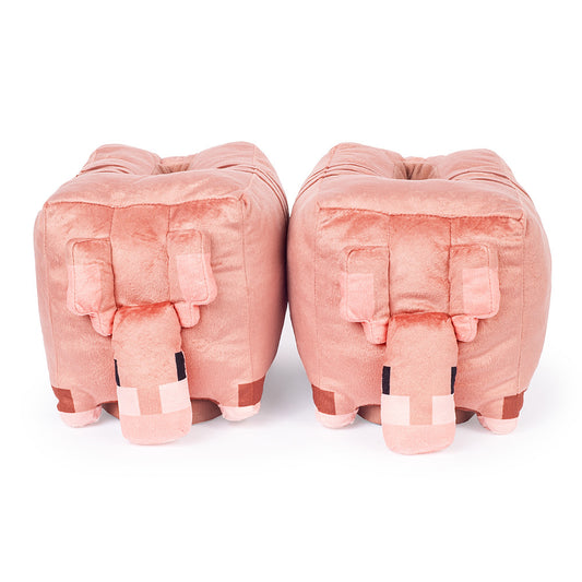A Minecraft Movie Armadillo Plush Kids Slippers
