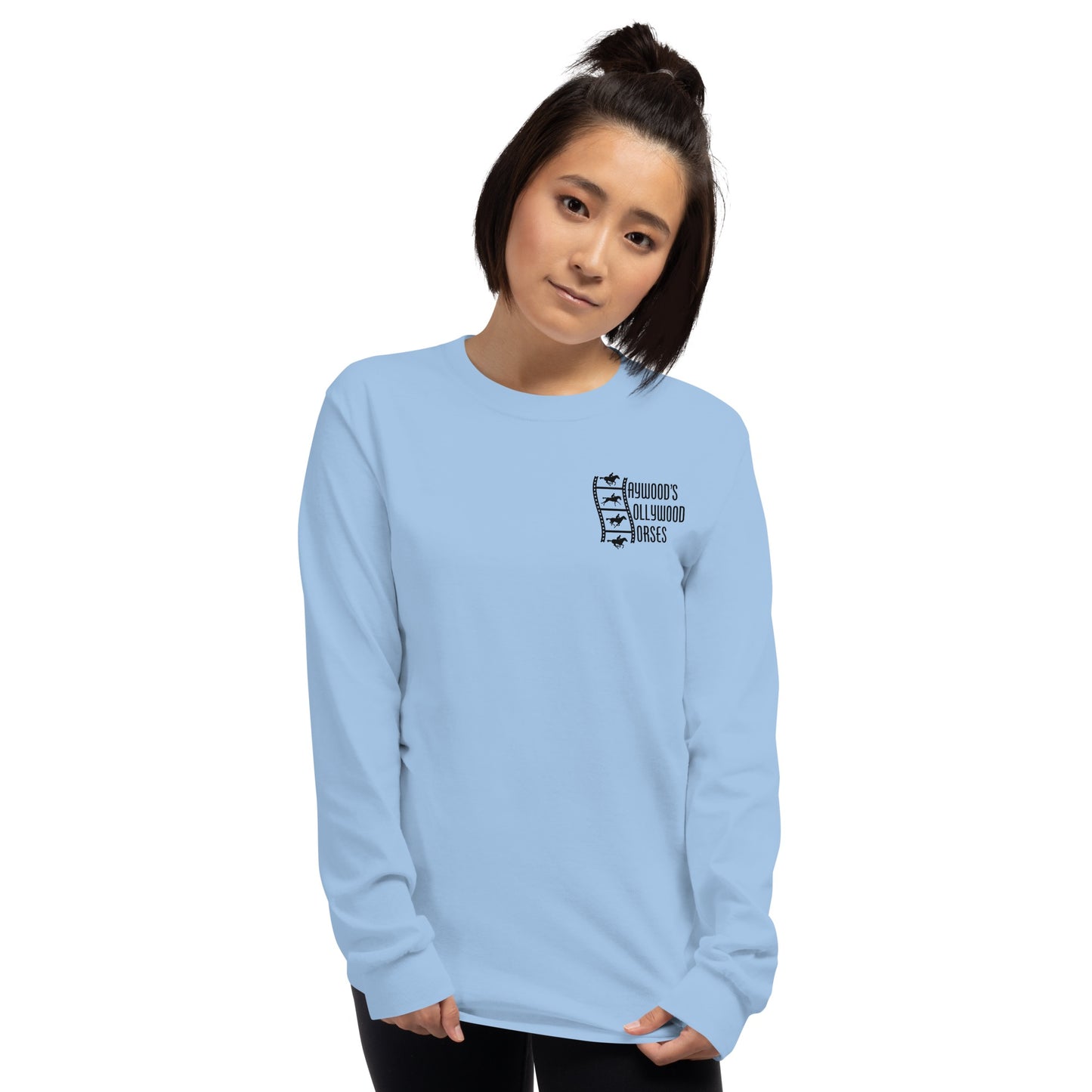 NOPE Haywood's Hollywood Horses Adult Long Sleeve T-Shirt