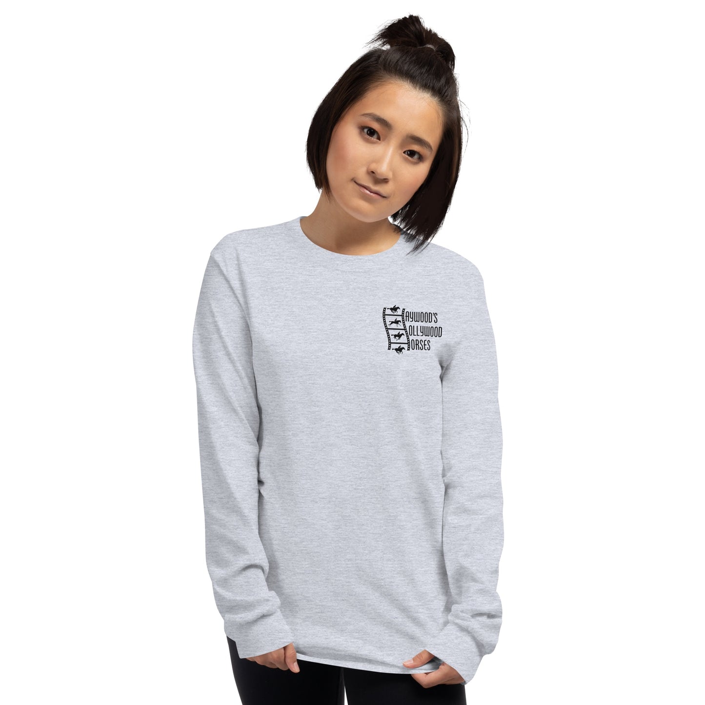 NOPE Haywood's Hollywood Horses Adult Long Sleeve T-Shirt