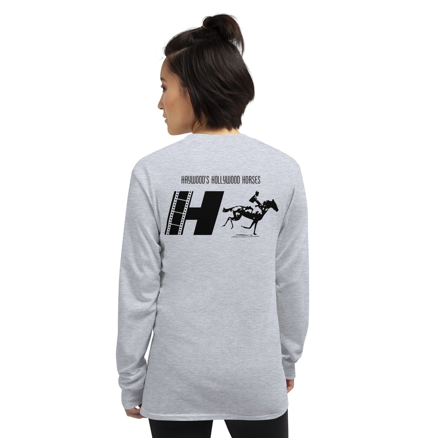 NOPE Haywood's Hollywood Horses Adult Long Sleeve T-Shirt