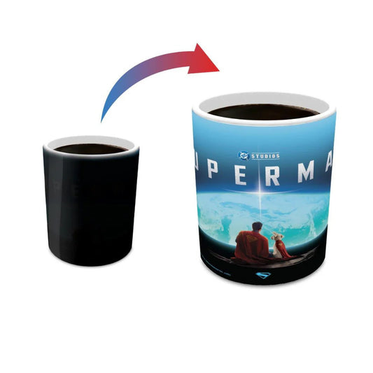 SUPERMAN (2025 Movie) Superman & Krypto Morphing Mugs® Heat-Sensitive Mug