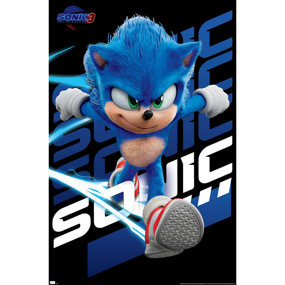Sonic the Hedgehog 3 Poster Set