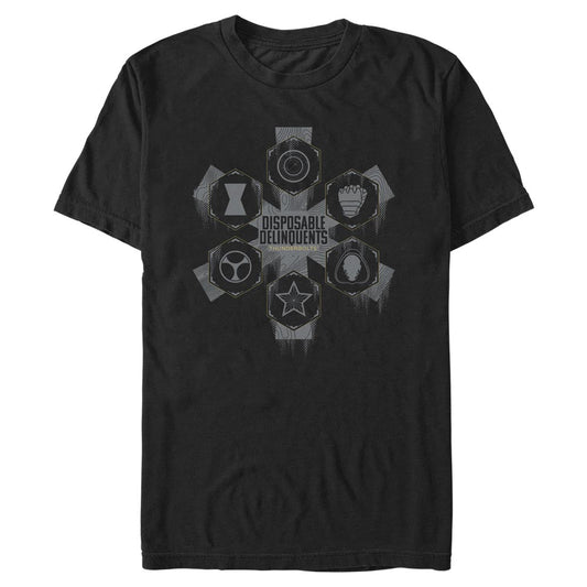Thunderbolts* Disposable Delinquents Logos T-Shirt