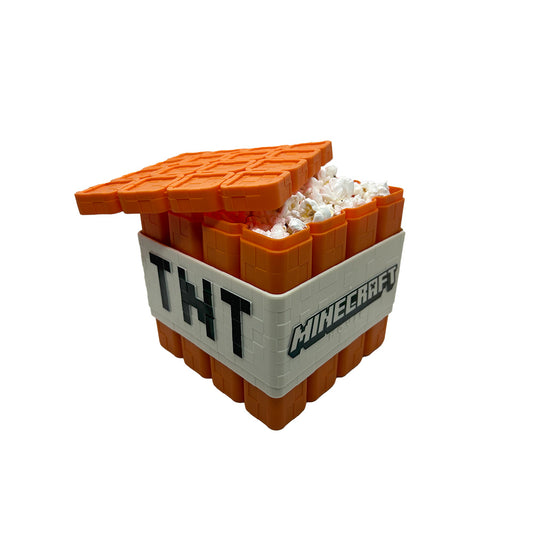 A Minecraft Movie TNT Popcorn Bucket