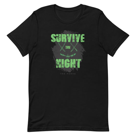The purge i survived the night t-shirt - black