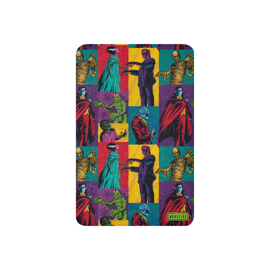 Universal Monsters Comic Pattern Sherpa Blanket 37 in x 57 in