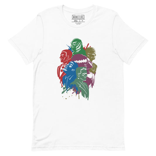 Universal Monsters Mash Up T-Shirt White