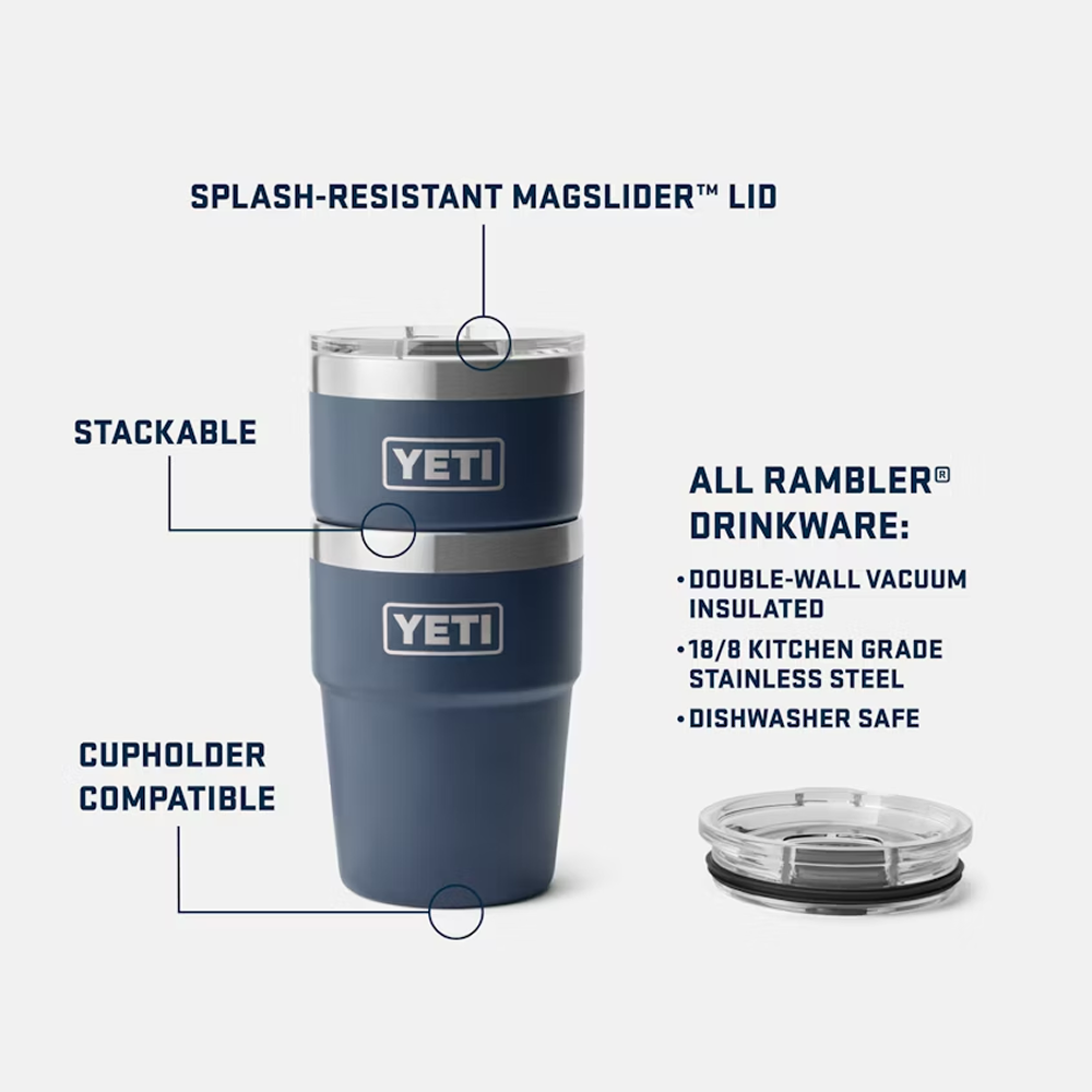 Wicked Yeti Rambler 16oz Stackable Cup with Lid