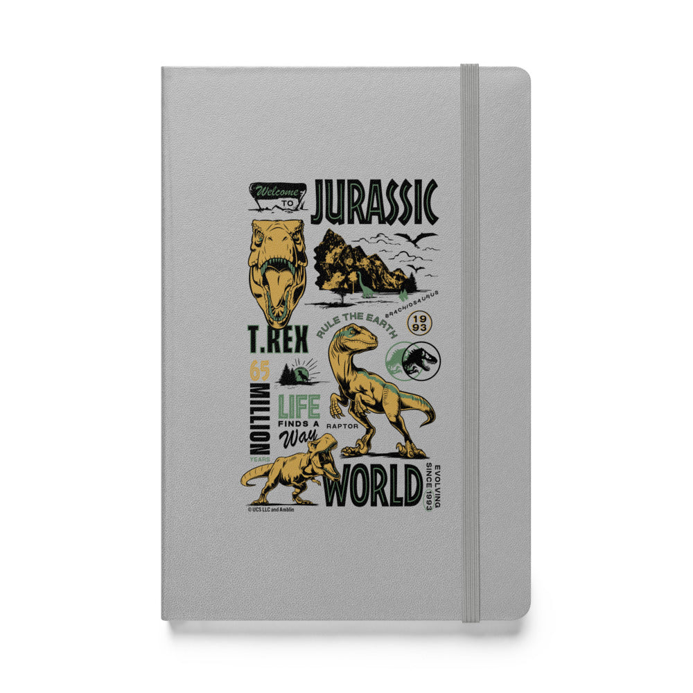Jurassic World Notebook Silver