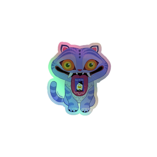 KPop Demon Hunters Derby Tiger Holographic Sticker