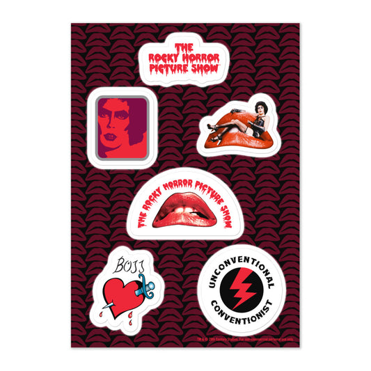 Rocky Horror Picture Show Icons Sticker Sheet One Size