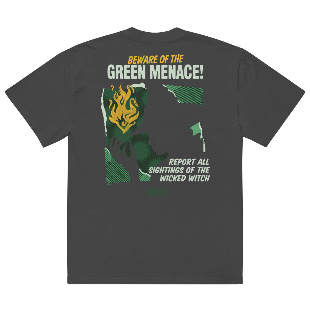 Wicked: For Good Beware Oversized Faded T-Shirt – Cinemark Shop