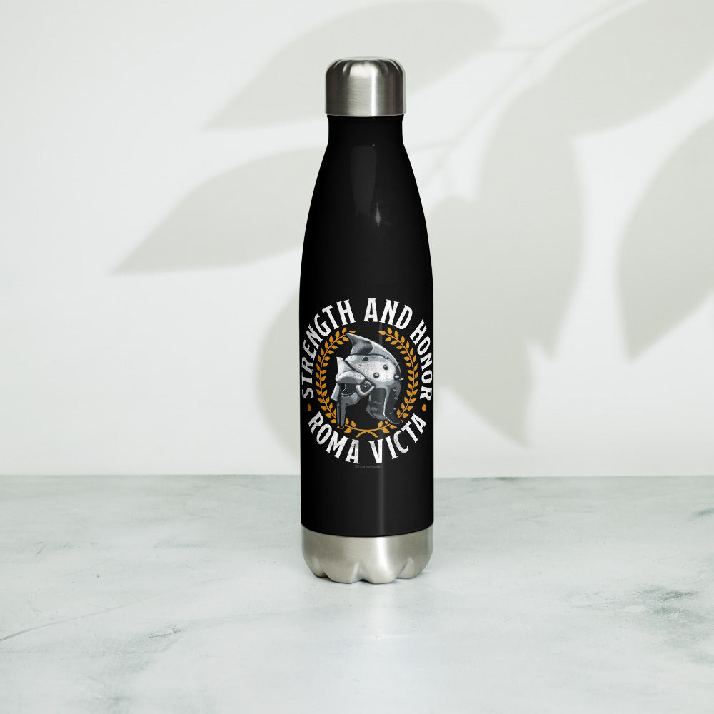Gladiator Strength and Honor Stainless Steel Water Bottle