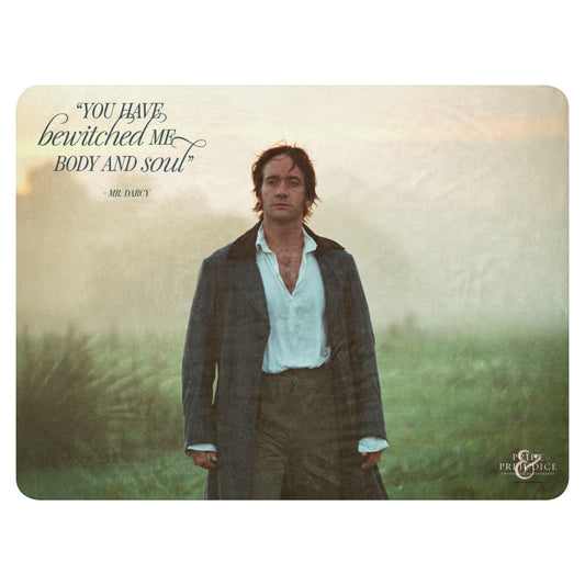 Pride & Prejudice You Have Bewitched Me Premium Sherpa Blanket 60 in x 80 in