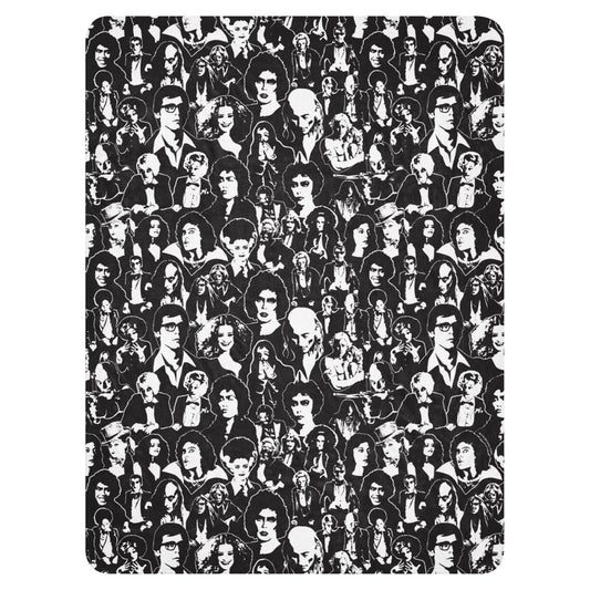 Rocky Horror Picture Show Character Blanket 60 in x 80 in