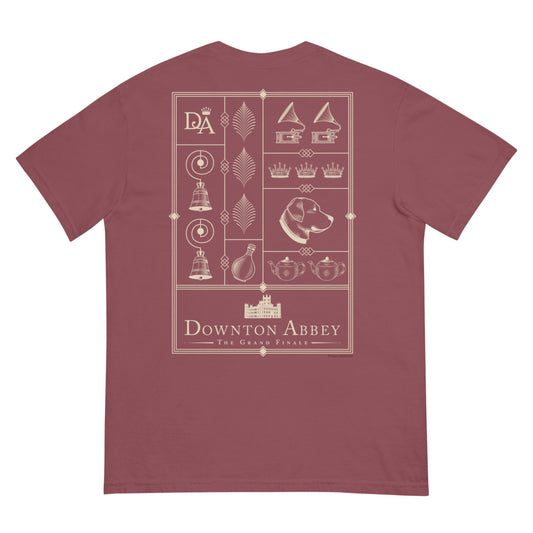Downton Abbey: The Grand Finale Deco Comfort Colors T-Shirt Brick