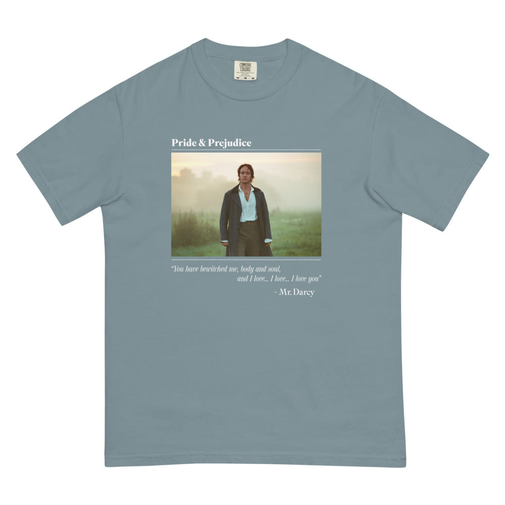Pride & Prejudice You Have Bewitched Me Unisex Comfort Colors T-Shirt Ice Blue