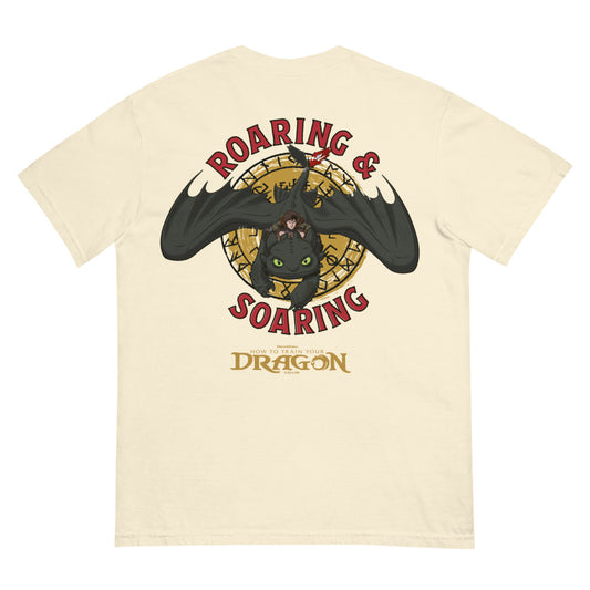How to Train Your Dragon Roaring & Soaring Comfort Colors T-Shirt Ivory