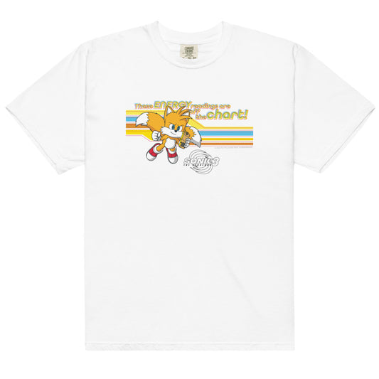 Sonic the hedgehog 3 energy readings t-shirt - white