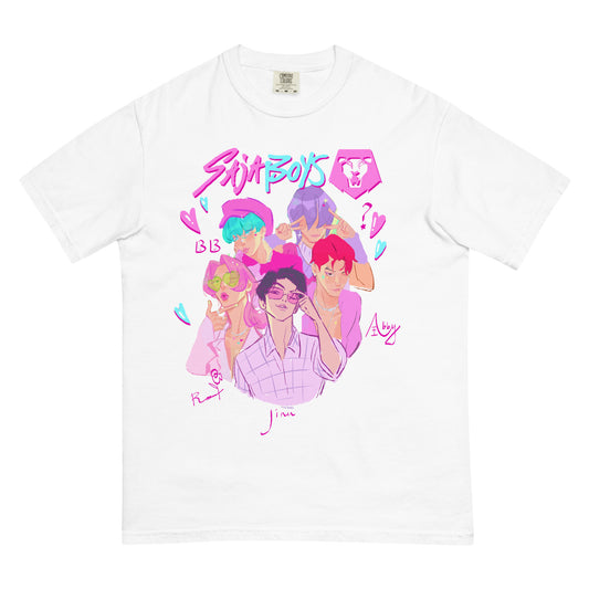 Kpop demon hunters saja boys comfort colors t-shirt - white