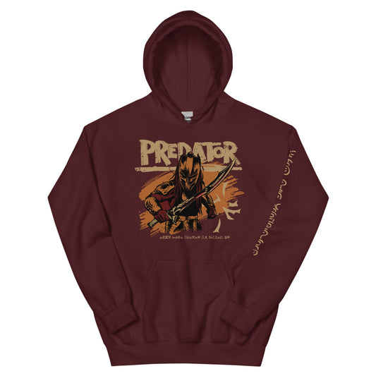 Predator: Badlands Yautja Hoodie Maroon
