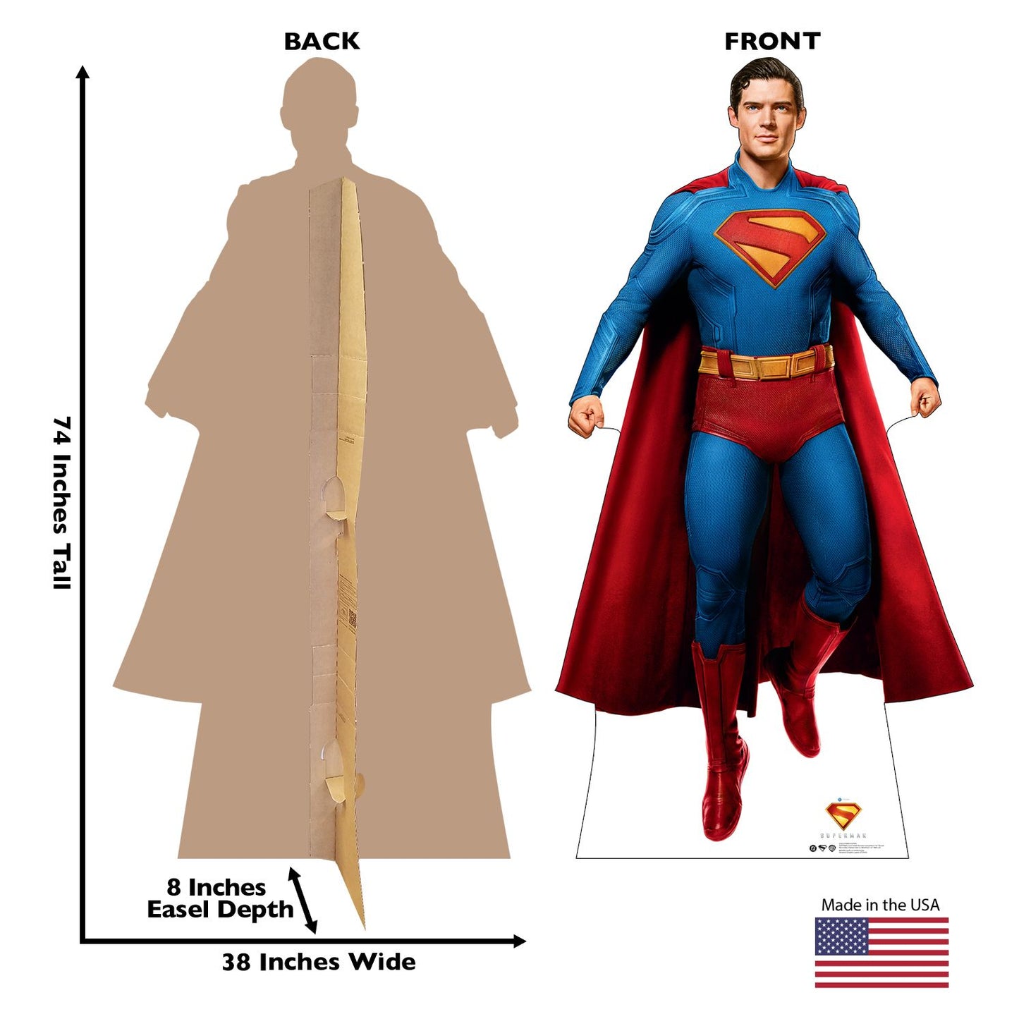 SUPERMAN (2025 Movie) Superman Action Cardboard Cutout Standee