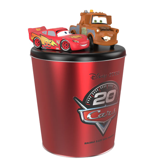 Cars 20th Anniversary 130 oz Metal Tin with Character Lid-2