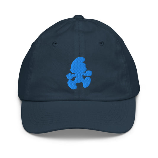 The Smurfs Silhouette Kids Embroidered Hat Navy
