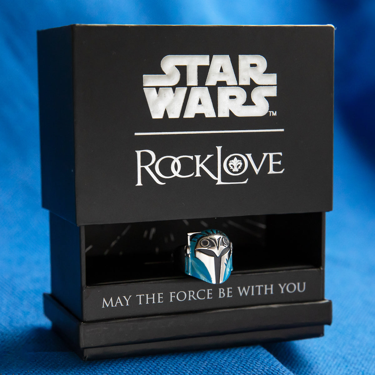 Star Wars x RockLove Bo-Katan Helmet Sterling Silver Ring