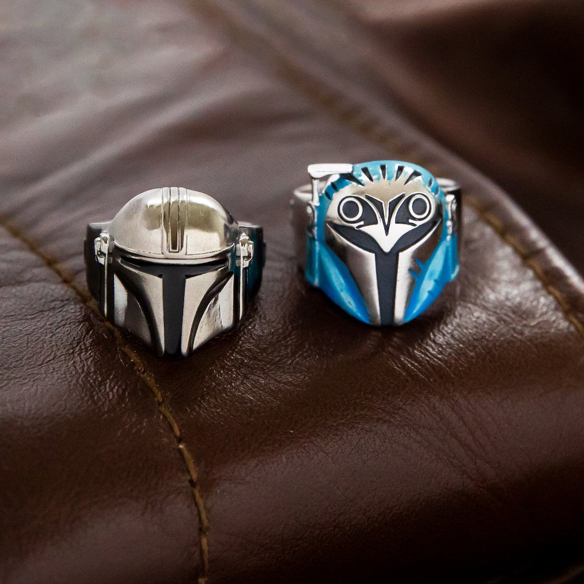 Star Wars x RockLove Bo-Katan Helmet Sterling Silver Ring