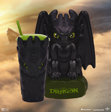 Shop the Toothless Popcorn Bucket and Grippr Cup