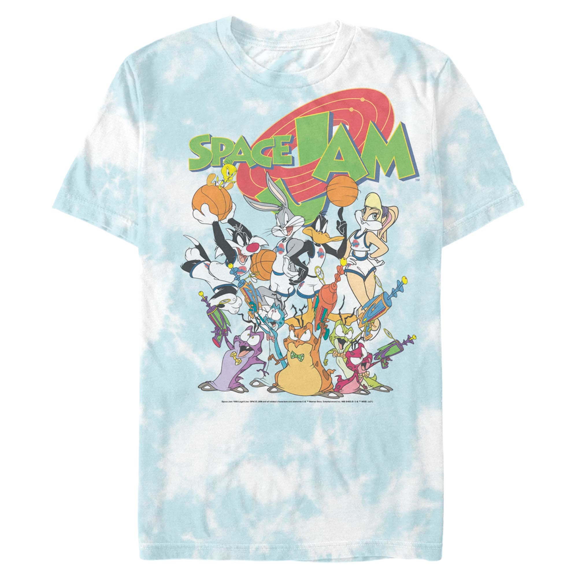 SPACE JAM スペースジャム ロンT XL タイダイTシャツ SPACE JAM スペースジャム ロンT XL タイダイTシャツ