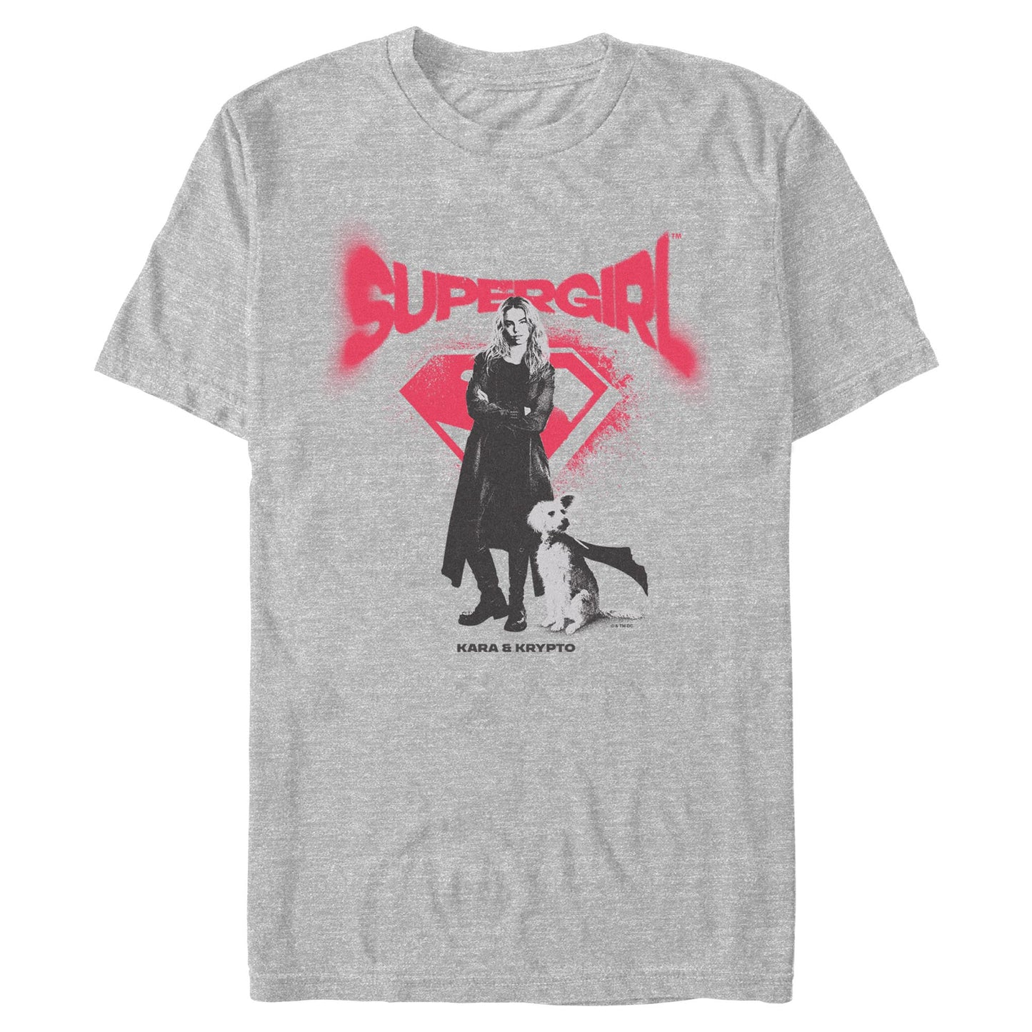 Supergirl Men's Kara And Krypto T-Shirt