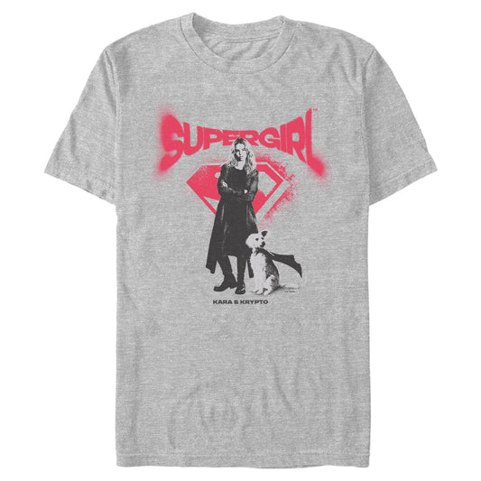 Supergirl Men's Kara And Krypto T-Shirt