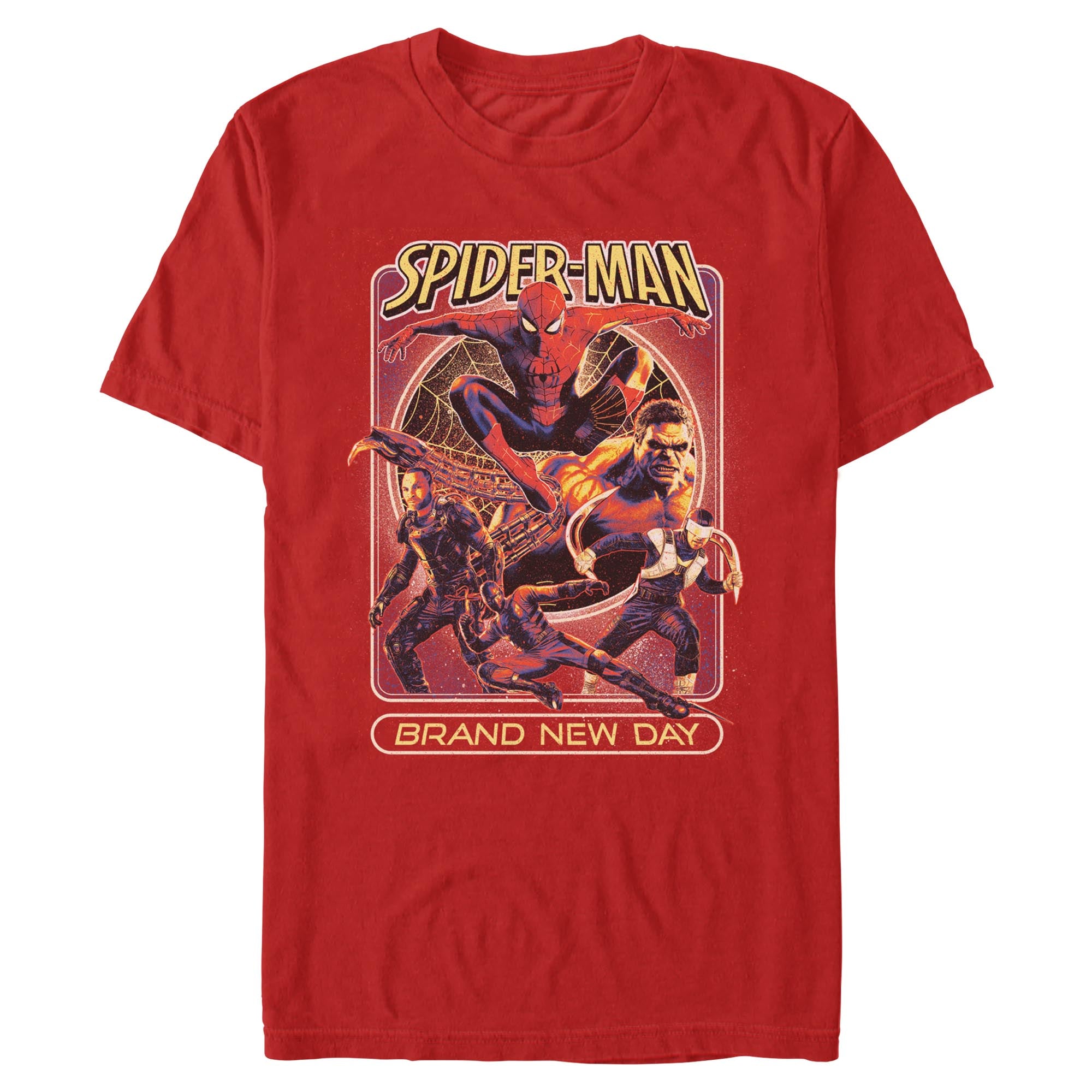 Spider-Man brand new day Tシャツ M Spider-Man: Brand New Day Men's Spiderman Poster T-Shirt