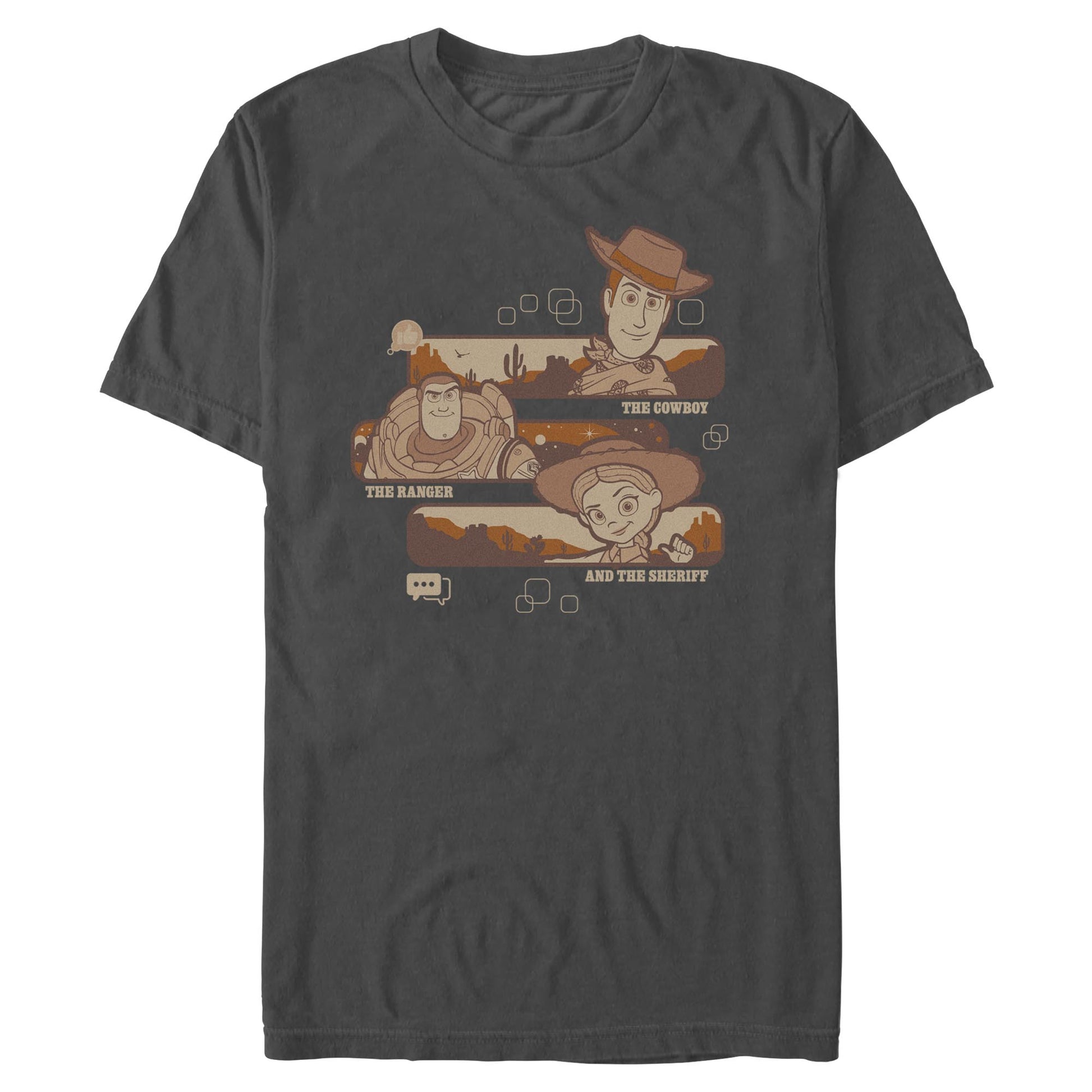 Toy Story Five Men's Cowboy Ranger Sheriff T-Shirt