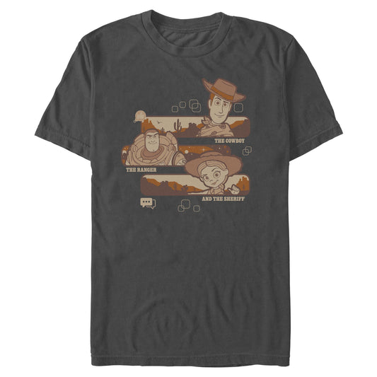Toy Story Five Men's Cowboy Ranger Sheriff T-Shirt
